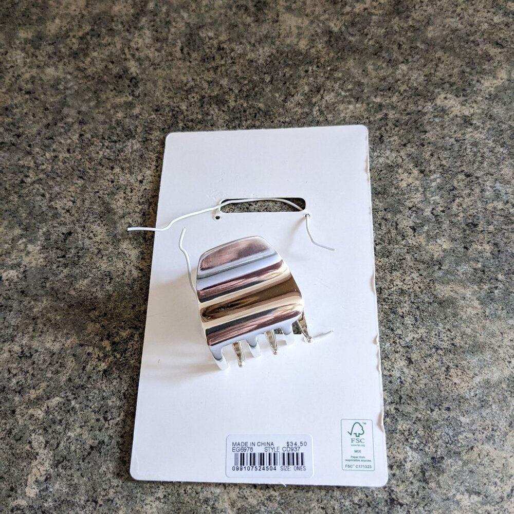 J Crew Metal (silver) Hair Clip